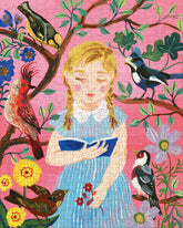 The Girl Who Reads to Birds 500-Piece Puzzle - Nathalie Lete - The English Bookshop